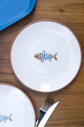 Mart Home Akdeniz 2 li Pasta Tabağı Yuvarlak 20 - 2