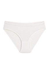 12 Adet Yıldız Bayan Bambu Bikini Külot Ekru 3957 thumbnail 1