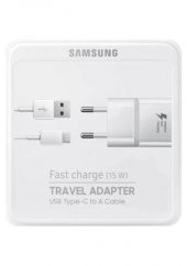 Samsung EP-TA20EBE 2.0A Fast Type-C Siyah Orjınal Şarj Aleti (Samsung Türkiye Garantilidir) thumbnail 2