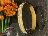 Aksesuar Çarşısı Çelik Zirkon Taşlı Mineli Fortuna Kelepçe thumbnail 2