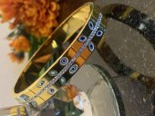 Aksesuar Çarşısı Çelik Zirkon Taşlı Mineli Fortuna Kelepçe thumbnail 3