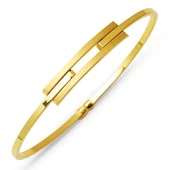 Spor Kaburga Kelepçe Altın Bilezik - 1