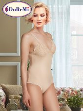 İnce Askılı Dantelli Body - 5