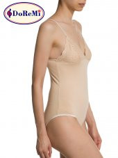 İnce Askılı Dantelli Body - 1
