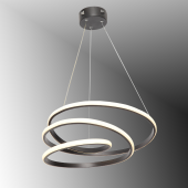 TT Aydınlatma TT301-SY  Yay Modeli Siyah Led Avize - 1