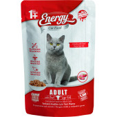 ENERGY SIĞIR ETLİ YETİŞKİN ISLAK KEDİ MAMASI POUCH 85 GR - 1