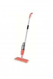 Sprey Deterjan Hazneli Mop Temizlik Seti Pembe - 1