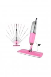 Sprey Deterjan Hazneli Mop Temizlik Seti Pembe - 2