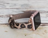 Bouletta Apple Watch Uyumlu Deri Kordon 38-40-41mm Ferro LEO1N - 1