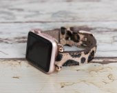 Bouletta Apple Watch Uyumlu Deri Kordon 38-40-41mm Ferro LEO1N - 2