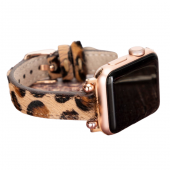 Bouletta Apple Watch Uyumlu Deri Kordon 38-40-41mm Ferro LEO1N - 11