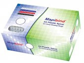 Mapibind 50mm Plastik Spiral kırmızı 50 Adet - 1