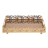 Canba M Gold Dikdörtgen Tepsi 40 Cm - 1