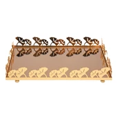 Canba G Gold Dikdörtgen Tepsi  40 Cm - 1