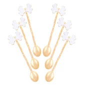 Çay Kaşığı Oasis Beyaz Kelebek 6lı - 1