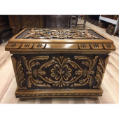 Çeyiz Sandığı    Ceviz Ağır El Oyması +Hediyeli+Hızlı Kargo (507409518) - 1
