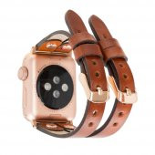 Bouletta Apple Watch Uyumlu Deri Kordon Ely Double Tour RST2EF - 2