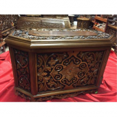 Çeyiz Sandığı Ceviz Ağır El Oyması -Hızlı Kargo (491427936) - 1