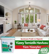 Islak Kova Mendil 400 Adet Ekonomik - Alkol Bazlı, Limon Kokulu - 5