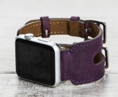 Bouletta Apple Watch Uyumlu Deri Kordon 38-40-41mm Cuff DB G7 - 3