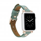 Bouletta Apple Watch Uyumlu Deri Kordon 42-44-45mm Ferro RT CZ12 - 2