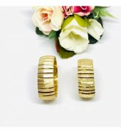 925 Ayar Altın Kaplama Çift Alyans - 1