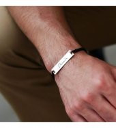 Erkek Plaka İsim Bileklik - 1