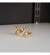 Kişiye Özel 925 Ayar El Yazısı İkili Harf Model Erkek Kol Düğmesi Özel Gün Hediyesi - 1