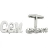 Else Silver İsimli Kol Düğmesi 925 Ayar Gümüş - 1