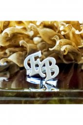 E-B Harfli Gümüş Kol Düğmesi 925 Ayar thumbnail 2