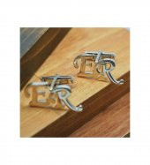 925 Ayar Kişiye Özel Erkek Kol Düğmesi Özel Gün Hediyesi - 1