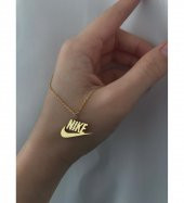 Nike Model 925 Ayar Gümüş Unisex Tasarım Kolye Özel Gün Hediyesi - 1