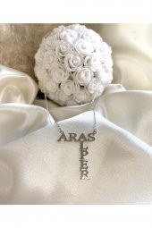 Ikili Isimli Kolye 925 Ayar Gümüş thumbnail 3