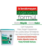 Islak Kova Mendil 400 Adet Ekonomik - Alkol Bazlı, Limon Kokulu - 6