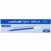 Uni-ball Signo Umr-10 (Um-153) İmza Kalemi Yedeği 1 mm Mavi 12’li - 3