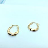 Burgu Model 925 Ayar Gümüş Rose Gold Kadn Küpe - 1