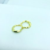 Burgu Model 925 Ayar Gold Hediyelik Kadın Küpe - 1