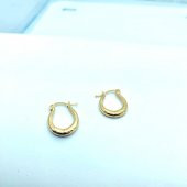 925 Ayar Antik Model Rose Gold Hediyelik Kadın Küpe - 1