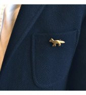 Özel Tasarım Model 925 Ayar Gümüş Erkek Yaka İğnesi Özel Gün Hediyesi - 1