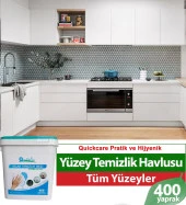 Islak Kova Mendil 400 Adet Ekonomik - Hijyenik, Beyaz Sabun Kokulu - 4