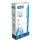 MILAN 176551212 P1 TOUCH MAVİ TÜKENMEZ KALEM 12Lİ - 1