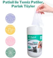 Patisil Evcil Hayvan Tüy Ve Pati Temizleme Mendili 72li Pratik Ambalaj - 1