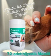 Patisil Evcil Hayvan Tüy Ve Pati Temizleme Mendili 72li Pratik Ambalaj - 2