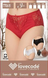 Mrr Majestic Dantelli Günlük Külot 3lü Paket thumbnail 3