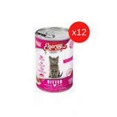 ENERGY TAVUKLU YAVRU ISLAK KEDİ MAMASI KONSERVE 400 GR - 1