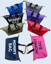 Mommy Bag Siyah Çanta - Anne Bebek Bakım Çantası - 4