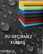 SEVBAGS MOMMY BAG BASKILI BEBEK BAKIM ÇANTASI ASTARLI - 7