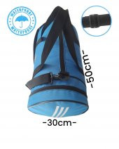 SEVBAGS 600 DENYE ÇİZGİLİ SİLİNDİR SPOR SEYAHAT ÇANTASI - 5