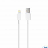 ScHitec İphone XS Max UsbA to İphone Lightning 2Metre Data ve Hızlı Şarj Kablosu Beyaz thumbnail 2