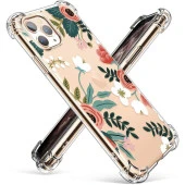 Gviewin iPhone 11 Pro Max Telefon Kılıfı Petite Flowers/Pink - 1